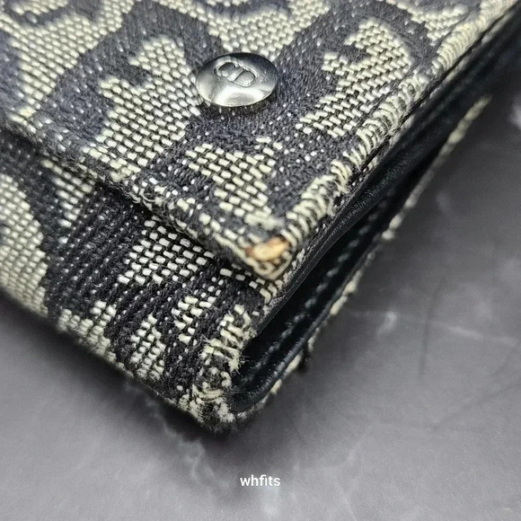 Christian Dior Trotter Canvas Trifold Wallet with dust bag and box. - Picture 3 of 13